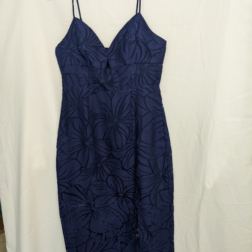 NWT BCBGeneration blue slip dress size 8